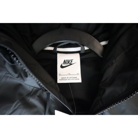 Nike 727324-010 Men's Sz XL Black Windrunner Hooded Mesh Lined Track Jacket - Picture 3 of 12